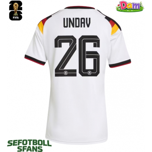 Tyskland Deniz Undav #26 Hemmatröja Kvinnor VM 2026 Kortärmad